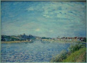 Saint-Mammès sul Loing da Alfred Sisley